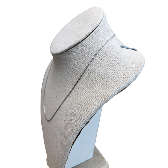 18K 778 AR Star SOLID WHITE GOLD CHAIN 3.1 Grams 18’ - Picture 3 of 9